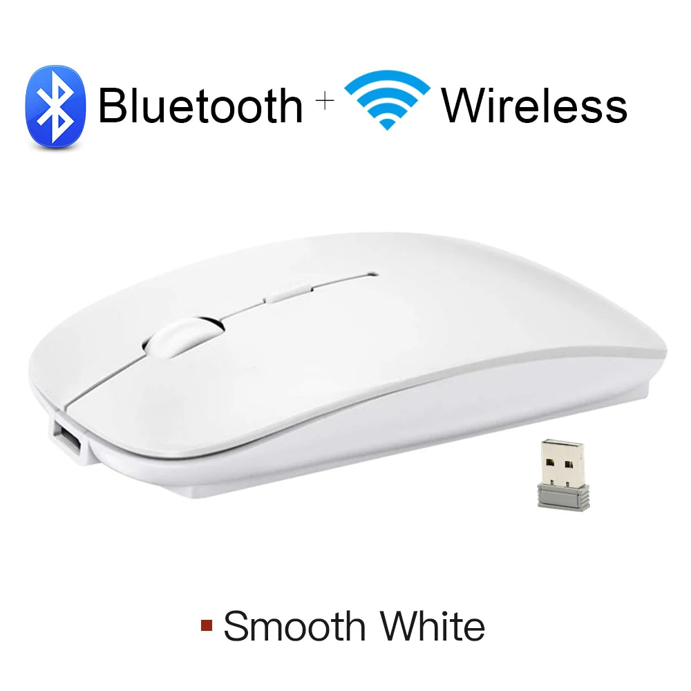 Bluetooth or 2.4GHZ Apple Magic Mouse Replica Sleek Design Multiple Colours