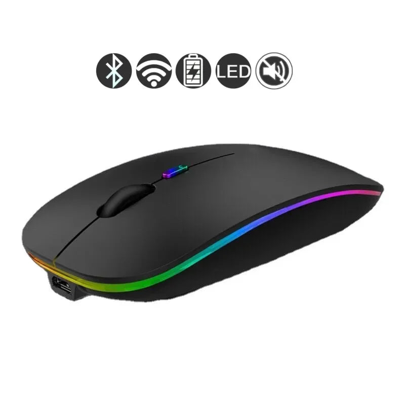 Bluetooth or 2.4GHZ Apple Magic Mouse Replica Sleek Design Multiple Colours