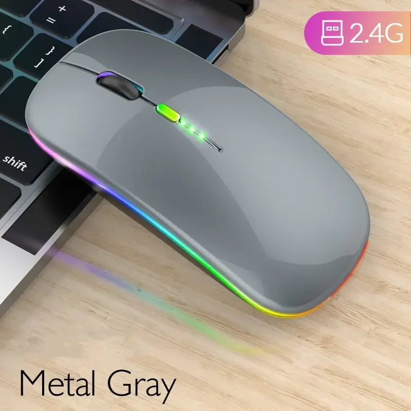 Bluetooth or 2.4GHZ Apple Magic Mouse Replica Sleek Design Multiple Colours